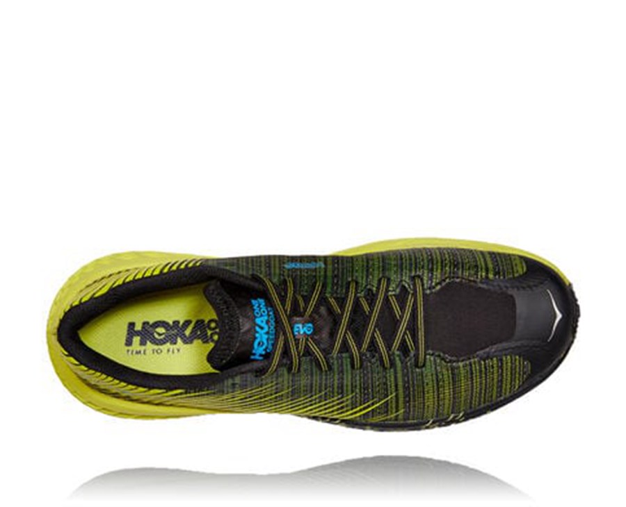 Hoka One One Trail Schoenen Dames - Evo Speedgoat - Zwart/Groen - VP4852791